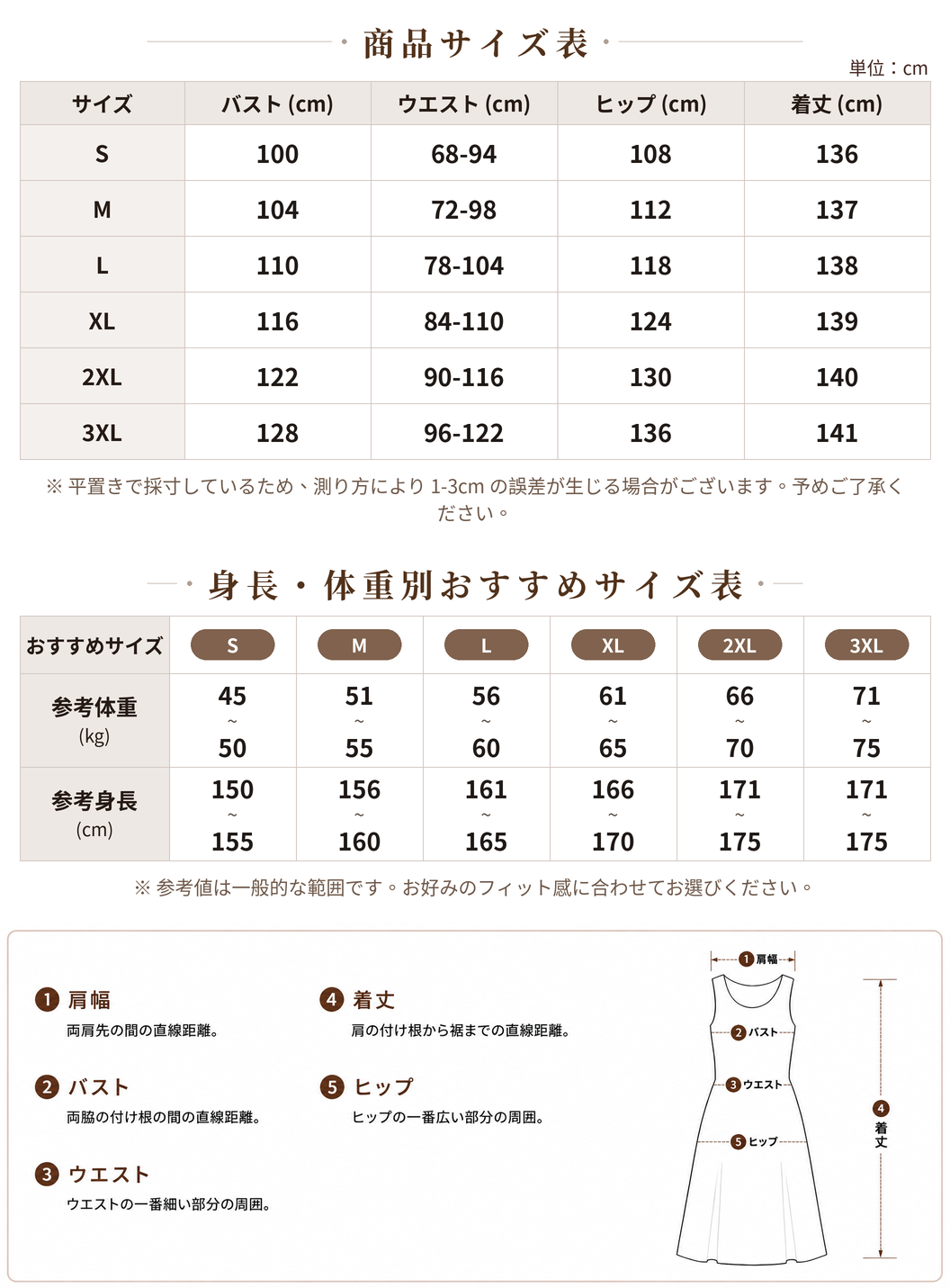 プリーツホルターネック アシンメトリーフリル ロングワンピース size chart 1