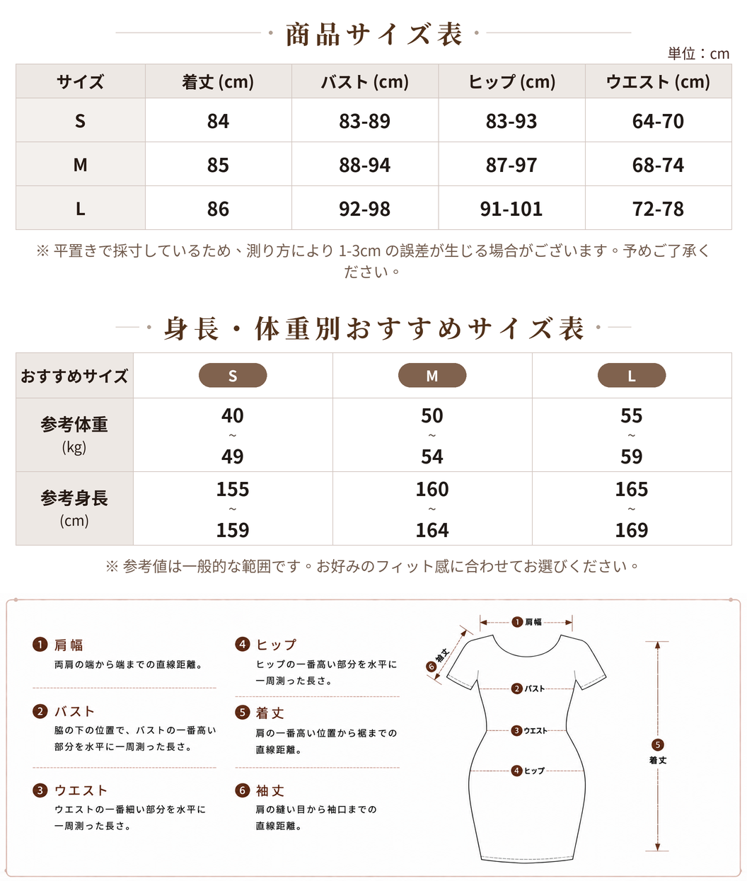 ワンショルダー カットアウト ギャザー タイトミニワンピース size chart 1