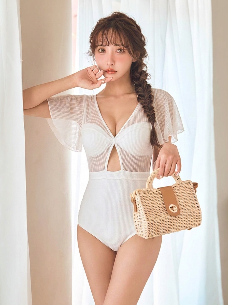 シンプル ワンピース水着