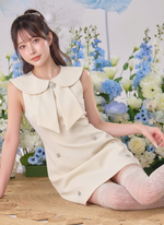 ビジュー付き ミニワンピース