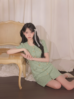 クラシカルスタイル ハーフスリーブワンピース