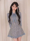 ライトブルー×グレー