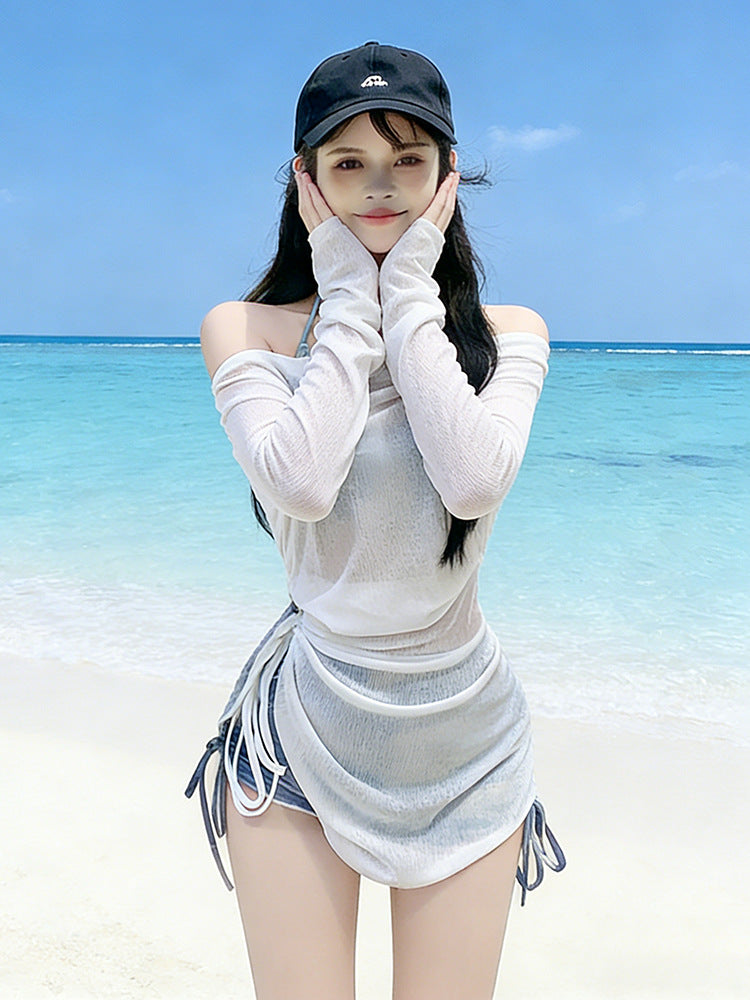 オフショルダー セパレート水着
