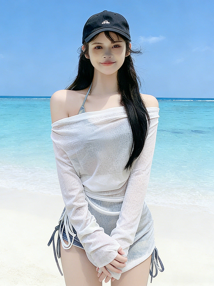 オフショルダー セパレート水着