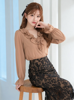 シフォン レース 2点セット