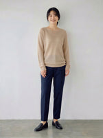 V領開衩 透膚鏤空 輕薄套頭毛衣