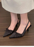 ブラック ヒール高7 cm