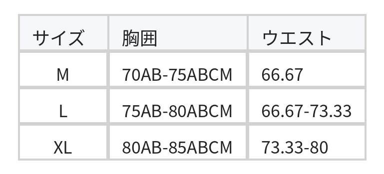 にじみ柄ギャザー ウエストマーク スカート風 ビキニ3点セット水着(カバーアップ/スカート風レイヤード付き) size chart 1