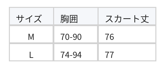 フリル切り替えハイウエストタイトワンピース size chart 1