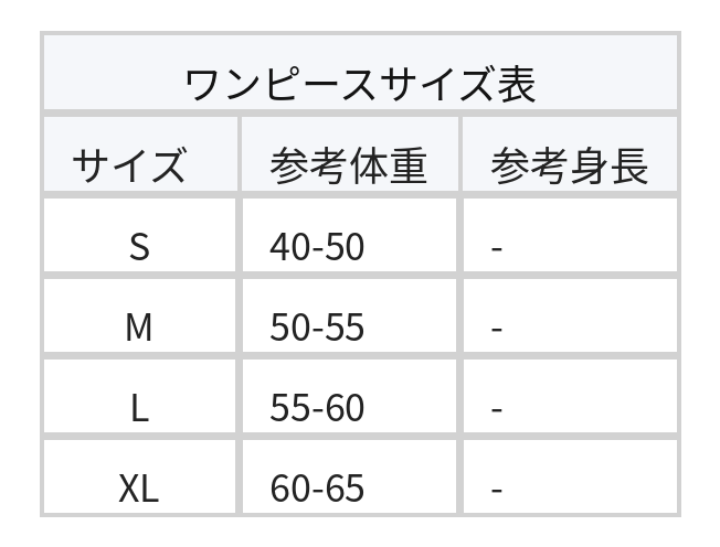 ティアードフリル スクエアネック キャミワンピース size chart 1