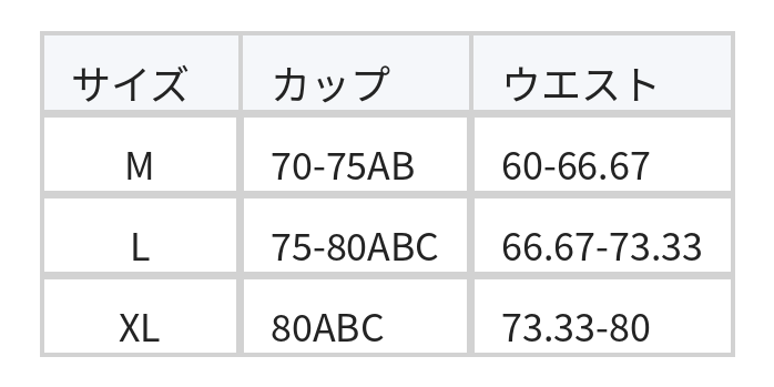 スクエアネック パフスリーブ フリルヘム セパレートスカート水着 size chart 1