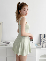 Aライン ニットワンピース